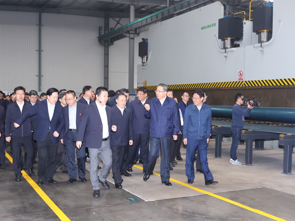 安徽省黨政代表團考察調研安靠智電 安徽省黨政代表團考察調研安靠智電